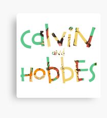calvin and hobbes font Canvas Print