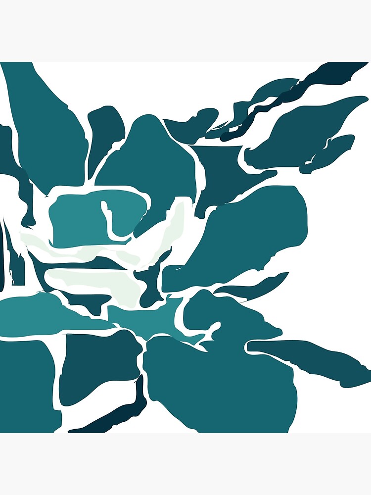 Orchards 2 in Teal by naomicrain