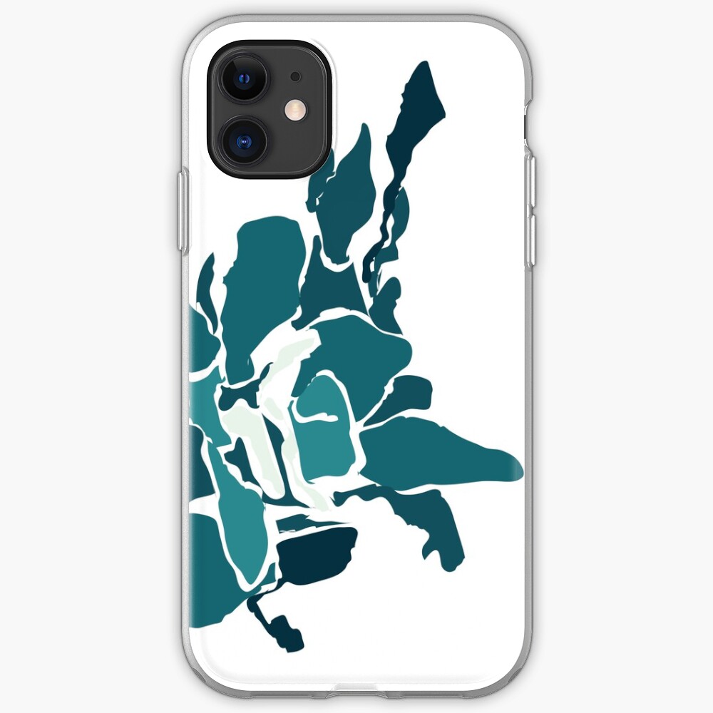 Orchards 2D in Teal iPhone Case & Cover