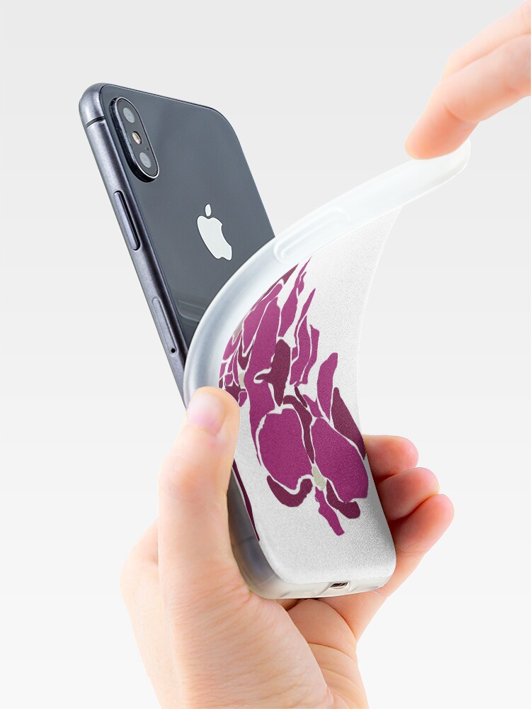Alternate view of Orchards in Pink B iPhone Case & Cover