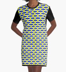 Basket Weave Graphic T-Shirt Dress