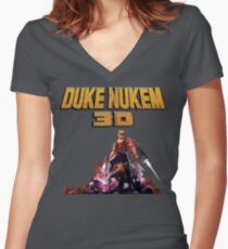 Duke 3D Women's Fitted V-Neck T-Shirt