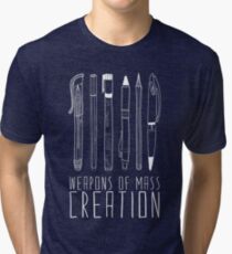 Weapons Of Mass Creation (on grey) Tri-blend T-Shirt