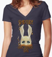 Rapture Masquerade Ball 1959 Women's Fitted V-Neck T-Shirt