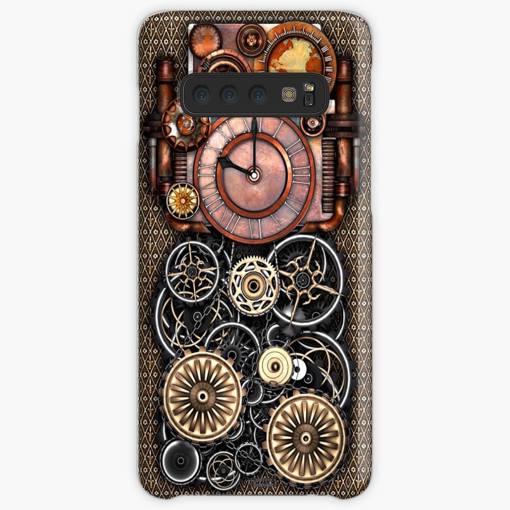 Infernal Steampunk Timepiece #2 Vintage Steampunk phone cases Case & Skin for Samsung Galaxy