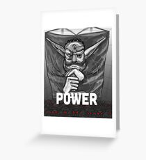 Baron Praxis: Power Greeting Card