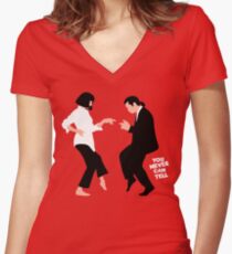 You Never Can Tell Women's Fitted V-Neck T-Shirt