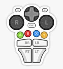 Controller Buttons Stickers | Redbubble