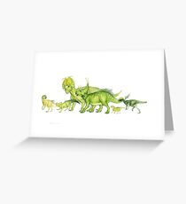 ceratopsians & co. Greeting Card
