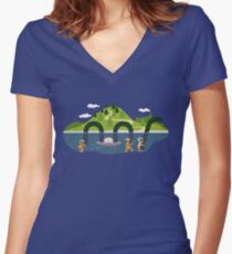 Nothing but the truth Women's Fitted V-Neck T-Shirt