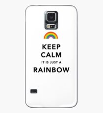 Keep Calm Rainbow Case/Skin for Samsung Galaxy
