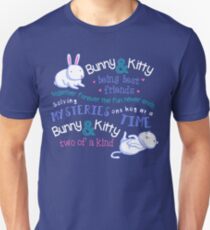 Häschen und Miezekatze Slim Fit T-Shirt