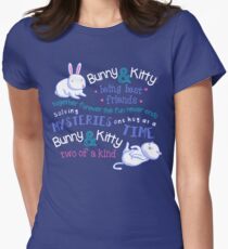 Bunny & Kitty Women's Fitted T-Shirt