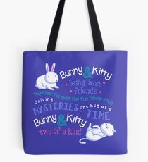 Bunny & Kitty Tote Bag