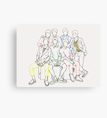 Bangtan Boys Canvas Print