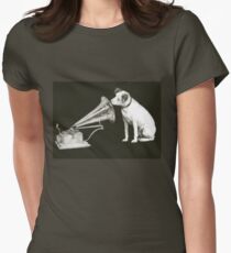 his masters voice Women's Fitted T-Shirt