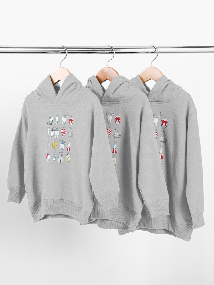 Alternate view of Dental Definitions Toddler Pullover Hoodie