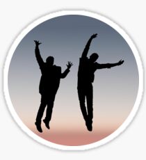 A manly sunset Sticker