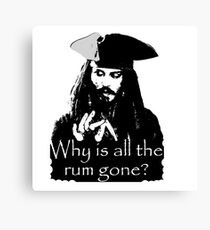 Jack Sparrow Leinwanddruck