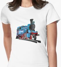 Cartoon Tank Engine Women's Fitted T-Shirt