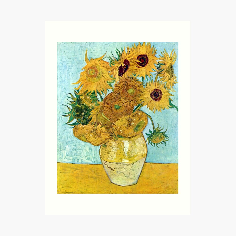 Vvgslsc49 Vincent Van Gogh Still Life Sunflowers Clipart 4570book