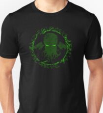 In his house at R'lyeh dead Cthulhu waits dreaming GREEN Unisex T-Shirt