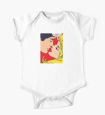 Pop art love, romance, tears, kisses One Piece - Short Sleeve