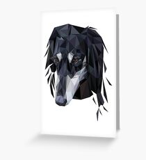 Saluki Greeting Card