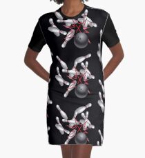 Bowling a strike Graphic T-Shirt Dress