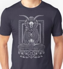 Baphomet Nirvana White Halftone Unisex T-Shirt