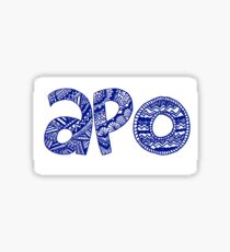 APO Letters Sticker