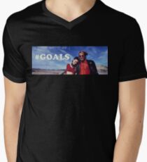 NATURAL BORN KILLERS - #GOALS Men's V-Neck T-Shirt