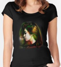 Camiseta entallada de cuello redondo Lauren Jauregui