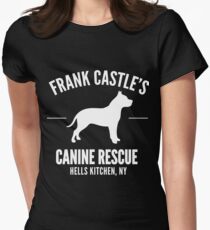 Frank Castle - Dog Rescue Women's Fitted T-Shirt