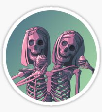Siamese Twins Sticker