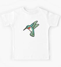 Hummingbird Pattern Kids Tee