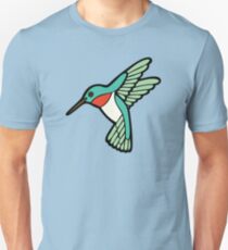 Hummingbird Pattern Unisex T-Shirt