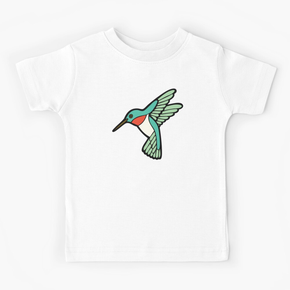 Hummingbird Pattern Kids T-Shirt
