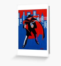 THE SHADOW Greeting Card