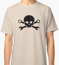 Skull 'n' Tools - Screw Pirate 1 (black) Classic T-Shirt