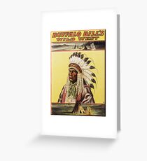 Buffalo Bill's Wild West Show Greeting Card