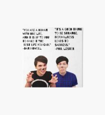 Dan and Phil quotes Art Board