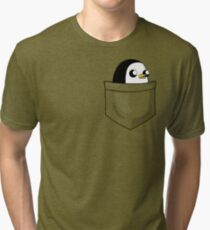 There's an evil penguin in my pocket! Tri-blend T-Shirt