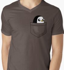 There's an evil penguin in my pocket! Men's V-Neck T-Shirt