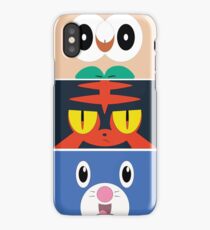 Pokemon Sun and Moon Starters iPhone Case/Skin