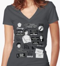 Horrible Quotes Women's Fitted V-Neck T-Shirt