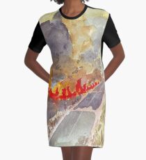 Veldfire in Magaliesburg Graphic T-Shirt Dress