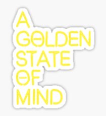 Golden State of Mind Sticker