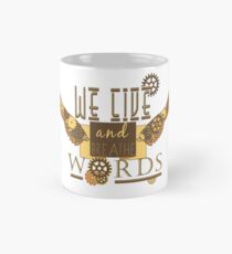 We Live And Breathe Words Classic Mug