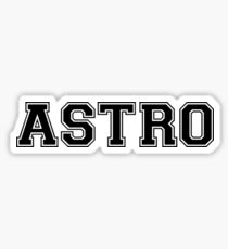 Pegatina Letras negras de ASTRO